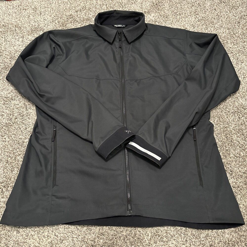 Arc’teryx A2B Commuter Gray Black Gorpcore Zip Up Jacket Men's Size XXL